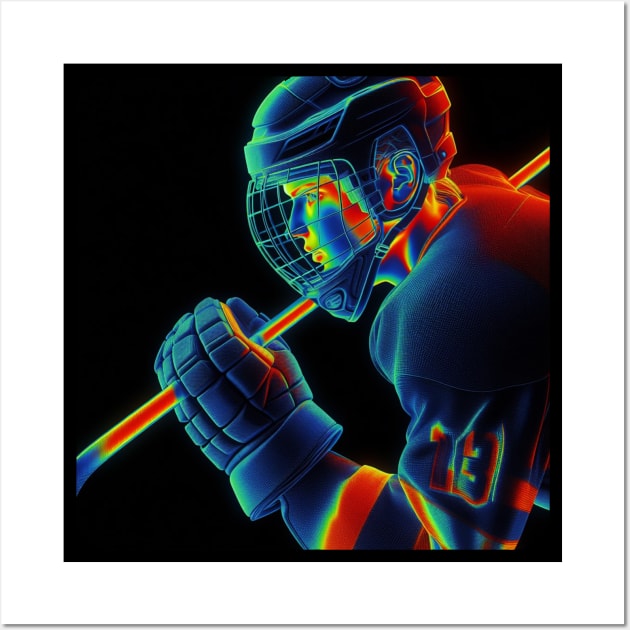 Thermal Image - Sport #26 Wall Art by The Black Panther